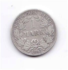 Німецька імперія (-) Германская империя (-) ^/--/^ Германия 1883 г - 1 марка -  2 скана - ^_^^^ Німеччина 1883 р - 1 марка - 2 скана - - фото фото фото