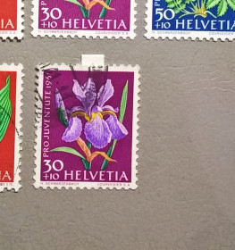 Флора Флора ^/--/^ Швейцария Личности Флора Цветы 1961 ^_^^^ Швейцарія Особистості Флора Квіти 1961 - фото фото фото
