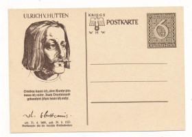 Інше Другое ^/--/^ Германия Третий Рейх ПК Ульрих фон Гуттен 1939 ^_^^^ Німеччина Третій Рейх ПК Ульріх фон Гуттен 1939 - фото фото фото