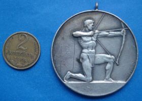 Спортивні Спортивные ^/--/^ Стрельба из лука 1922 г клеймо M &amp;amp;amp; W. ST. ^_^^^ Стрілянина з лука 1922 г клеймо M &amp;amp;amp; W. ST. - фото фото фото