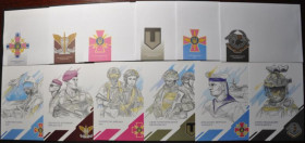 Інше Другое ^/--/^ Украина Слава ЗСУ Комплект 6 Конвертов  6 ПК 2022 ^_^^^ Україна Слава ЗСУ Комплект 6 Конвертів 6 ПК 2022 - фото фото фото