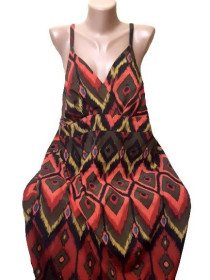 Сарафани Сарафаны ^/--/^ 3 /--/ XL-5 /--/ XL Длинный сарафан Rogers+Rogers, макси платье на бретелях, большой размер, Шри Ланка ^_^^^ Довгий сарафан Rogers+Rogers, максі сукні на бретелях, великий розмір, Шрі Ланка - фото фото фото