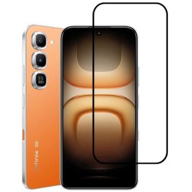 Чохли, бампера Чехлы, бампера ^/--/^ Захисне скло LUX для Infinix Hot 70 Pro (X /--/ 6896) повна проклейка чорний - фото фото фото