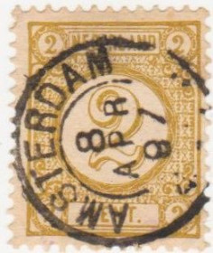 Інші країни Другие страны ^/--/^ Голландия 1876 г. №  32 а гашеная ^_^^^ Голландія 1876 р. No 32 а гашена - фото фото фото