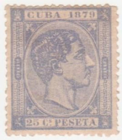 Північна Америка Северная Америка ^/--/^ Куба  (Испанская)  1879  г. № 30 ^_^^^ Куба (Іспанська) 1879 No 30 - фото фото фото