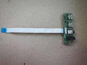 Інші комплектуючі Другие комплектующие ^/--/^ Плата-шлейф USB/Audio ноутбука MEDION Akoya S /--/ 4216   (B /--/ 34 /--/ Y_IO_BOARD) ^_^^^ Плата-шлейф USB/Audio ноутбука MEDION Akoya S /--/ 4216 (B /--/ 34 /--/ Y_IO_BOARD) - фото фото фото