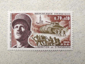 Франція Франция ^/--/^ Поштова марка Франція &amp;quot; Війна &amp;quot; 1969 рік ** ^_^^^ Почтовая марка Франция &amp;quot; Война &amp;quot; 1969 год ** - фото фото фото