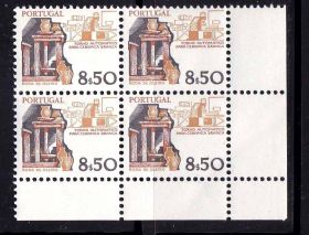 Португалія Португалия ^/--/^ ZM Португалия 1978 г MNH - стандарт квартблок ^_^^^ ZM Португалія 1978 MNH - стандарт - фото фото фото