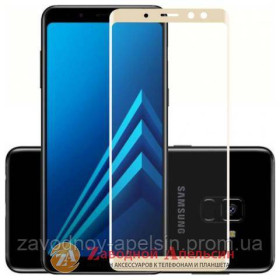 Плівки для екранів Пленки для экранов ^/--/^ Защитное стекло Samsung A /--/ 8 A /--/ 530 Glass full золот ^_^^^ Samsung A /--/ 8 A /--/ 530 Glass full золотий - фото фото фото