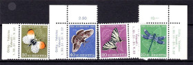 Фауна Фауна ^/--/^ NM Фауна  Швейцария 1951 г MNH - бабочки ^_^^^ NM Фауна Швейцарія 1951 MNH - метелики - фото фото фото