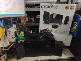 Колонки акустика Колонки, акустика ^/--/^ Акустическая система Microlab M-200 № 25030205 ^_^^^ Акустична система Microlab M-200 No 25030205 - фото фото фото