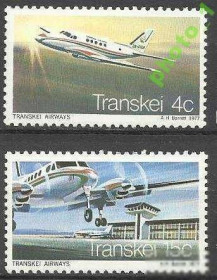 ПАР ЮАР ^/--/^ Транскей ЮАР 1977 транспорт авиация 2 /--/ м. ^_^^^ Транскей ПАР 1977 транспорт авіація 2 /--/ м. - фото фото фото