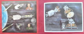 Освоєння космосу Освоение космоса ^/--/^ Гвинея Guinea  Space  2000 Mi 3574-3579 Bl 712 25 /--/ th anniversary of Apollo-Soyuz MNH ^_^^^ Гвінея Guinea Space 2000 Mi 3574-3579 Bl 712 25 /--/ th anniversary of Apollo-Soyuz MNH - фото фото фото