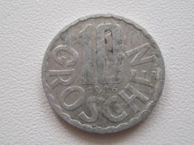 Австрія Австрия ^/--/^ Австрия 10 грошей 1986 года #18925 ^_^^^ Австрія 10 грошей 1986 року #18925 - фото фото фото