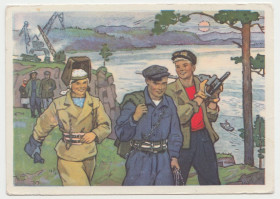 СРСР СССР ^/--/^ Строители индустриальной Сибири 1960 Воробьева Р /--/ 1 ^_^^^ Будівельники індустріального Сибіру 1960 Воробйова Р /--/ 1 - фото фото фото