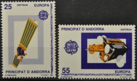 Інше Другое ^/--/^ Андорра Испанская Космос Европа СЕПТ 1991 ^_^^^ Іспанська Космос Європа СЕПТ 1991 - фото фото фото