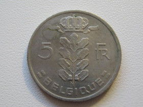 Бельгія Бельгия ^/--/^ Бельгия 5 франков 1975 года BELGIQUE 33100 ^_^^^ Бельгія 5 франків 1975 року BELGIQUE 33100 - фото фото фото