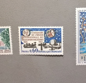 Франція Франция ^/--/^ Франция Связь 1965 ^_^^^ Франція Зв'язок 1965 - фото фото фото
