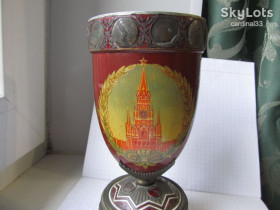 Вимпели, кубки Вымпелы, кубки ^/--/^ Кубокм 50-ых гг. с росписью. Высота 17 см. ^_^^^ Кубок 50-х років з розписом. Висота 17 см. - фото фото фото