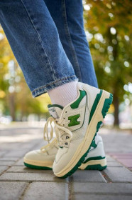 Кросівки Кроссовки ^/--/^ New Balance 550 Green Leather Leon Dore 36 37 - фото фото фото