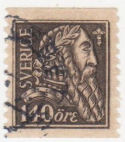 Скандинавія Скандинавия ^/--/^ Швеция 1921 г. № 151 гашеная ^_^^^ Швеція 1921 р. No 151 гашена - фото фото фото