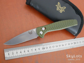 Ножі, мультітули Ножи, мультитулы ^/--/^ Bench 781 от LOVOCOO, D /--/ 2 Stonewash, алюминий Army Green, REPLICA, Люкс! подшипник, outdoor, EDC ^_^^^ Bench 781 від LOVOCOO, D /--/ 2 Stonewash, алюміній Army Green, EDC, REPLICA, Люкс! - фото фото фото