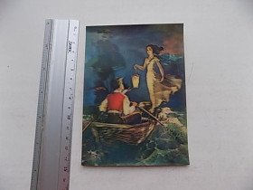 СРСР СССР ^/--/^ Открытка стерео Бегущая по волнам Худ Клопотовский Фото Генералова 1984 г. ^_^^^ Листівка стерео Той, що біжить хвилями Худ Клопотовський Фото Генералова 1984 р. - фото фото фото