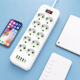 Мережеві фільтри Сетевые фильтры ^/--/^ Подовжувач D /--/ 10 10×220 /--/ В+ 4×USB+ 1×Type-C 2500 /--/ W 5 метрів ^_^^^ Удлинитель D /--/ 10 10×220 /--/ В+ 4×USB+ 1×Type-C 2500 /--/ W 5 метров - фото фото фото