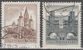 Австрія Австрия ^/--/^ Австрия Австрія 1959 замки архітектура ^_^^^ Австрия 1959 замки архитектура - фото фото фото