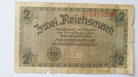 Німеччина Германия ^/--/^ Банкнота 2 марки 1939 год Германия ^_^^^ Банкнота 2 марки 1939 Німеччина - фото фото фото