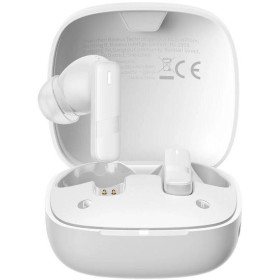 Навушники, гарнітури Наушники, гарнитуры ^/--/^ Навушники Bluetooth бездротові Baseus Bowie E /--/ 20 вакуумні з мікрофоном та шумозаглушенням ENC White ^_^^^ Наушники Bluetooth беспроводные Baseus Bowie E /--/ 20 вакуумные с микрофоном и шумозаглушением ENC White - фото фото фото