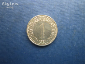Югославія Югославия ^/--/^ Монета 1 динар Югославія 1985 ^_^^^ Монета 1 динар Югославия 1985 - фото фото фото