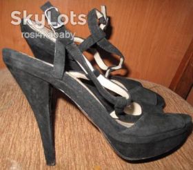 Босоніжки Босоножки ^/--/^ чорні босоніжки замша р /--/ 39 Bata ^_^^^ черные босицы замша р /--/ 39 Bata - фото фото фото