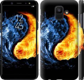 Чохли, бампера Чехлы, бампера ^/--/^ Чехол на Samsung Galaxy A /--/ 6 2018 Инь-Янь 1670 /--/ m-1480 - фото фото фото