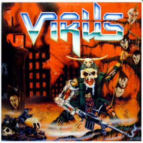 Платівки Пластинки ^/--/^ Virus - Force Recon - 1988.  (LP). 12. Vinyl. Пластинка. Germany ^_^^^ Virus - Force Recon - 1988. (LP). 12. Vinyl. Платівка. Germany - фото фото фото