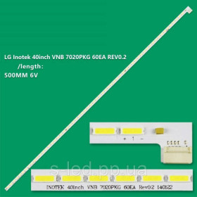 Світлодіоди Светодиоды ^/--/^ LED підсвітка LG Innotek 40 /--/ inch VNB 7020 /--/ PKG 60 /--/ EA 40 /--/ inch VNB 7020 /--/ PKG 60 /--/ EA LSC /--/ 400 /--/ HF /--/ 05 LSC /--/ 400 /--/ HM /--/ 10-L /--/ 02 V ^_^^^ LED подсветка LG Innotek 40 /--/ inch VNB 7020 /--/ PKG 60 /--/ EA 40 /--/ inch VNB 7020 /--/ PKG 60 /--/ EA LSC /--/ 400 /--/ HF /--/ 05 LSC /--/ 400 /--/ HM /--/ 10-L /--/ 02 V - фото фото фото