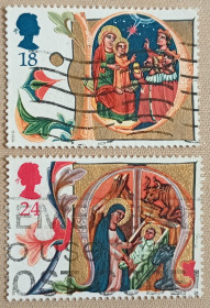 Великобританія Великобритания ^/--/^ Великобритания 1991 г - Рождество, гаш ^_^^^ 1991 — Різдво, гаш - фото фото фото
