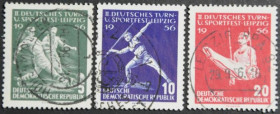 Інше Другое ^/--/^ ГДР Спорт Метание Копья Брусья Футбол 1956 ^_^^^ Метання списа Брусья Футбол 1956 - фото фото фото