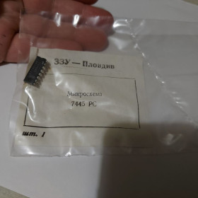 Мікросхеми Микросхемы ^/--/^ Микросхема 7445 PC. Новая, запечатана. Смотрите по фото. Лот 1 шт. ^_^^^ Мікросхема 7445 PC. Нова, запечатана. Дивіться по фото. Лот 1 шт. - фото фото фото