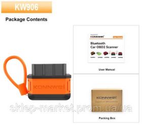 Інше Другое ^/--/^ Автосканер KONNWEI KW /--/ 906 Bluetooth OBD /--/ 2 - мультипротокольный диагностический сканер ошибок для Andro ^_^^^ KONNWEI KW /--/ 906 Bluetooth OBD /--/ 2 - мультипротокольний діагностичний сканер помилок для Andro - фото фото фото