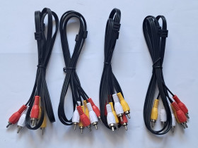 Кабелі та перехідники Кабели и переходники ^/--/^ Кабель провід 3 RCA-3 RCA 1,2 /--/ м ^_^^^ Кабель провод 3 RCA-3 RCA 1,2 /--/ м - фото фото фото