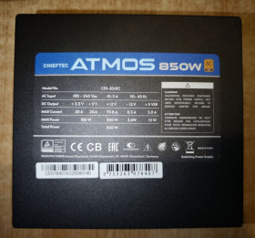 Блоки живлення Блоки питания ^/--/^ Блок живлення Chieftec 850 /--/ W Atmos  (CPX-850 /--/ FC) ^_^^^ Блок питания Chieftec 850 /--/ W Atmos (CPX-850 /--/ FC) - фото фото фото