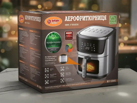 Аерогриль Аэрогриль ^/--/^ Аерофритюрниця Air Fryer 4800 /--/ Вт 14 /--/ л BITEK BT-5395 ^_^^^ Аэрофритюрница Air Fryer 4800 /--/ Вт 14 /--/ л BITEK BT-5395 - фото фото фото