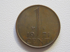Нідерланди Нидерланды ^/--/^ Нидерланды 1 цент 1971 года #35097 ^_^^^ Нідерланди 1 цент 1971 року #35097 - фото фото фото