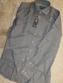 Сорочки Рубашки ^/--/^ Стильная мужская рубашка, слим, от nobel league оригинал slim fit Lidl Tchibo ^_^^^ Стильна чоловіча сорочка, злим, від nobel league оригінал slim fit Lidl Tchibo - фото фото фото