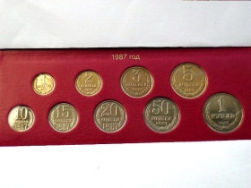 - - ^/--/^ Підбірка монет СРСР 1987 рік &amp;quot; Розпродаж колекції &amp;quot; ^_^^^ Подборка монет СССР 1987 год &amp;quot; Распродажа коллекции &amp;quot; - фото фото фото