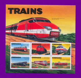Транспорт Транспорт ^/--/^ ГРЕНАДА   Лист    MNH ^_^^^ Гренада Ліст MNH - фото фото фото