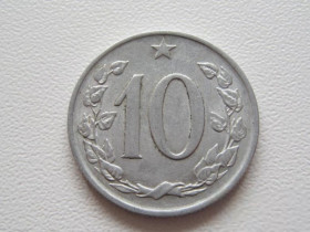 Чехословаччина Чехословакия ^/--/^ Чехословакия 10 геллеров 1967 года 25048 ^_^^^ Чехословаччина 10 геллерів 1967 року 25048 - фото фото фото