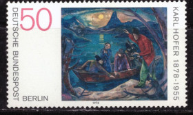 НДР, ФРН ГДР, ФРГ ^/--/^ ФРГ. Берлин. Художник Карл Хофер  (серия)** 1978 г. ^_^^^ ФРН. Берлін. Художник Карл Хофер (серія) 1978 р. - фото фото фото