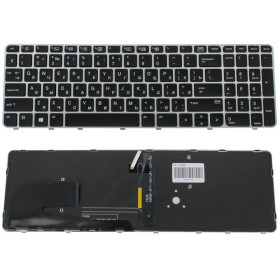 Клавіатури Клавиатуры ^/--/^ Клавиатура для ноутбука HP (EliteBook: 850 G /--/ 4) rus, black, подсветка клавиш, без джойстика, silver f ^_^^^ Клавіатура для ноутбука HP (EliteBook: 850 G /--/ 4) rus, black, підсвічування клавіш, без джойстика, silver f - фото фото фото